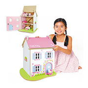 Hello Kitty Cupcake Cottage Wooden Playset